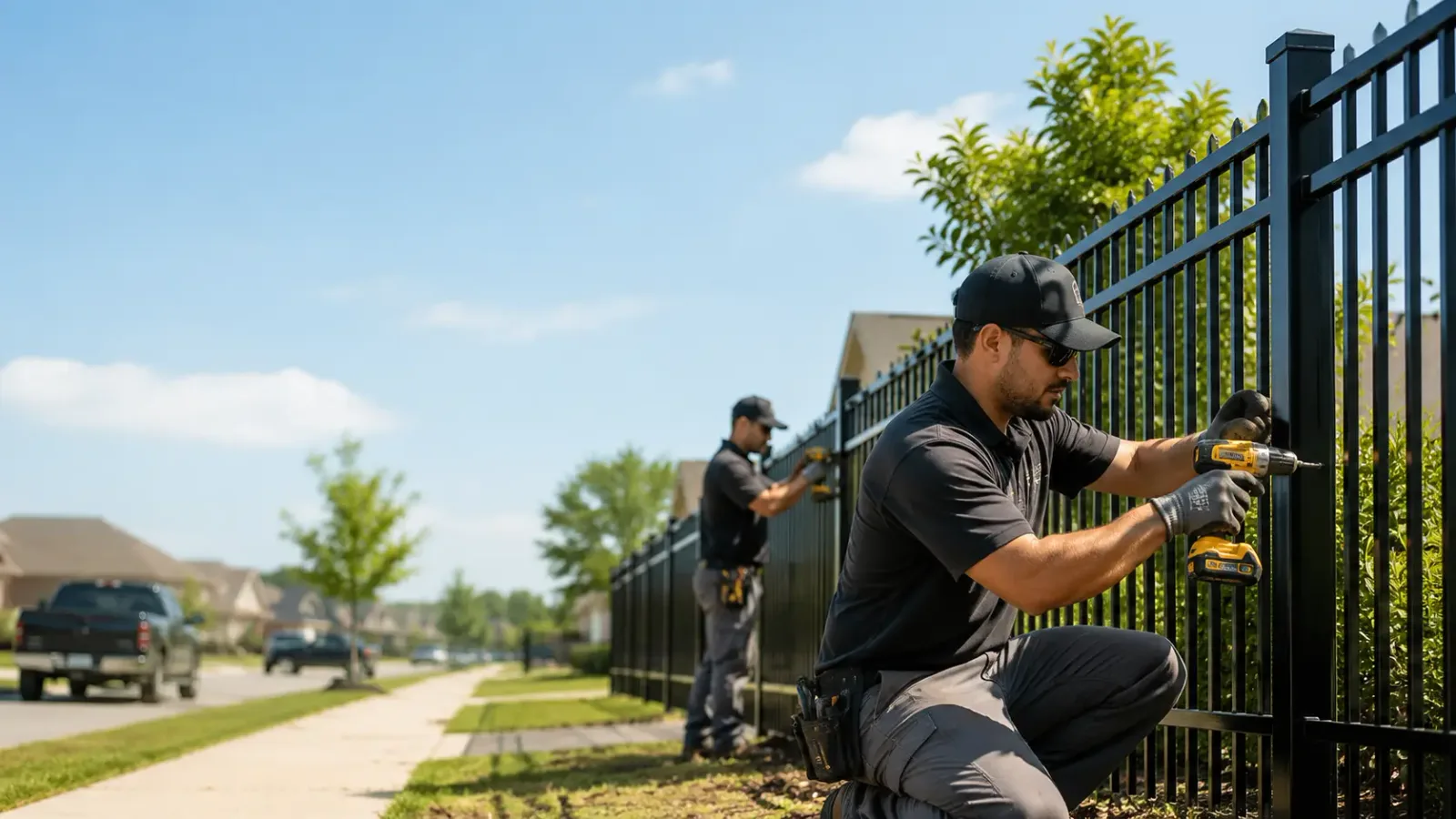 Metal Fence Installation in Covington, VA